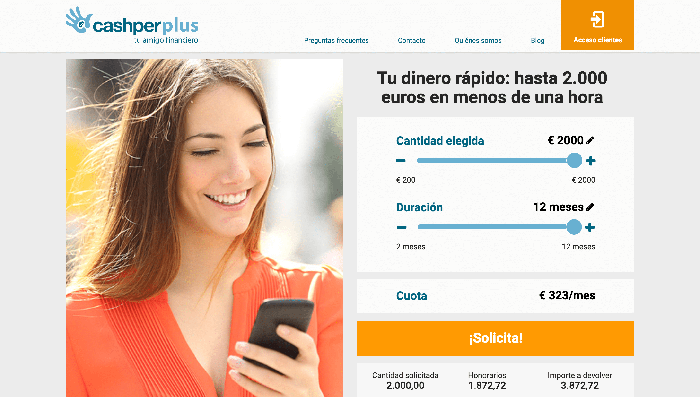 CashperPlus - Préstamos hasta 2 000 €