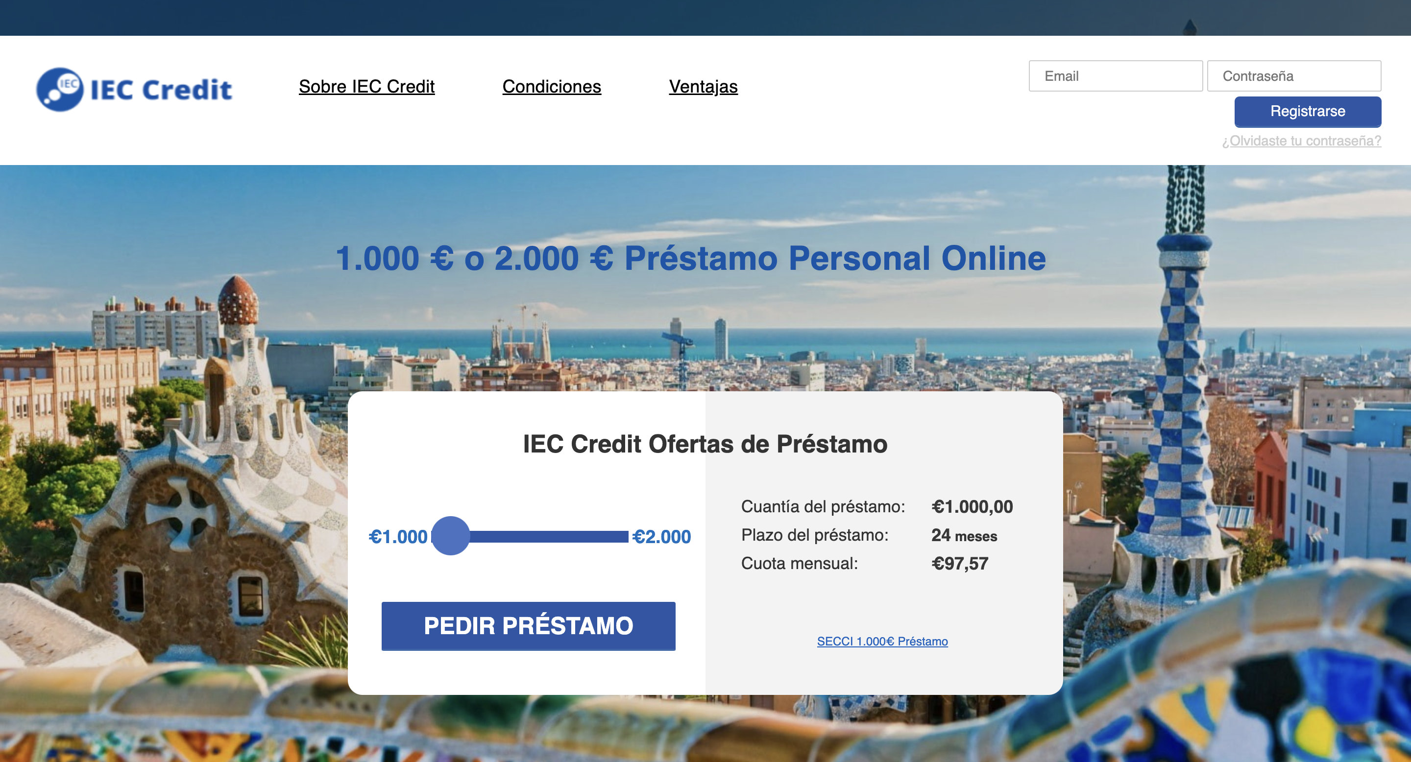 IEC Credit - Préstamos hasta 2 000 €